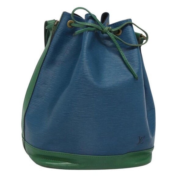 LOUIS VUITTON Epi Noe Shoulder Bag Bicolor Green Blue M44044 LV Auth BD1771 - Picture 1 of 16